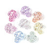 UV Plating Transparent Acrylic Beads TACR-T029-28M-1