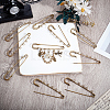 30Pcs Iron Brooch Findings  FIND-SC0020-46AB-4