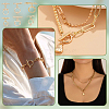 12Pcs 6 Styles Brass Toggle Clasps KK-PH0011-40G-5