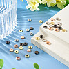 40Pcs 4 Colors Brass Spacer Beads KK-TADJ0001-09C-4
