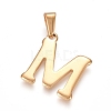 304 Stainless Steel Pendants STAS-F106-95G-M-01-1