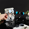  2 Sets 2 Styles Transparent Acrylic Sunglasses Display Stands ODIS-NB0001-29-3
