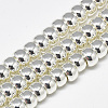 Electroplate Non-magnetic Synthetic Hematite Beads Strands G-Q465-38S-1