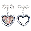 2Pcs Brass Brooch JEWB-FH00021-1