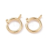 Eco-friendly Brass Spring Ring Clasps KK-D082-01D-G-1