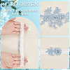 3D Flower Embroidery Polyester Lace Elastic Bridal Garters AJEW-WH0470-02A-5