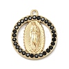 304 Stainless Steel & Rhinestone Pendants STAS-G371-09I-02G-1
