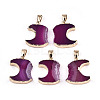 Natural Agate Pendants G-N326-55D-1