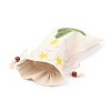 Christmas Theme Cotton Fabric Cloth Bag ABAG-H104-A01-4