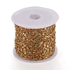 Handmade 304 Stainless Steel Dapped Chains CHS-D026-16L-G-4