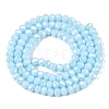 Electroplate Glass Beads Strands LS-EGLA-A044-P3mm-B06-3