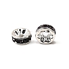Brass Rhinestone Spacer Beads X-RB-A014-Z8mm-18S-3