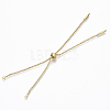 Adjustable Brass Slider Bracelets Making X-KK-T059-01G-NF-2