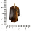 Natural Tiger Eye Carved Pendants GG-CBA5963-01H-NH-3