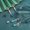 304 Stainless Steel Stud Earring Findings STAS-UN0015-34-3