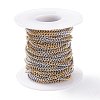 Two Tone 304 Stainless Steel Curb Chains CHS-B001-24-A-2