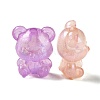 Luminous Transparent Acrylic Beads X-OACR-G033-06D-3