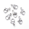 304 Stainless Steel Lobster Claw Clasps X-STAS-H353-G-02P-1