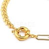Natural Baroque Pearl Keshi Pearl Link Bracelets BJEW-JB05407-3