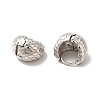 Rack Plating Brass Chubby Hoop Earrings for Women EJEW-H091-40P-2