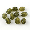Oval Imitation Gemstone Acrylic Beads OACR-R052-04-1