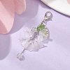 2Pcs Acrylic Flower Pendant Decoration AC-CJC176-P-3