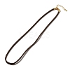 Nylon Milan Cord Necklace Making MAK-M028-01G-10-1