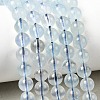 Natural Aquamarine Beads Strands G-G344-A07-6mm-1