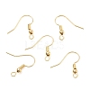 Brass Earring Hooks KK-C024-18KCG-1