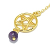 Round Resin Dowsing Pendulum Big Pendants G-C117-01G-04-3