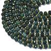 Natural Moss Agate Beads Strands G-K389-E24-01-3