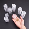 Plastic Bead Storage Containers with Lids and 30PCS Mini Storage Jars X-C020Y-6