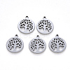 Non-Tarnish 304 Stainless Steel Pendants X-STAS-N092-09-1