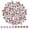 200Pcs 2 Style Handmade Polymer Clay Beads CLAY-SC0001-56-1