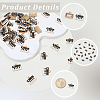 60Pcs Alloy Enamel Piano Charms FIND-SC0021-63-6