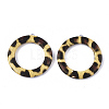 Imitation Leather Pendants WOVE-S118-08C-2