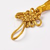 Polyester Tassel Pendant Decorations HJEW-WH0004-A06-3