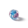 Handmade Silver Foil Glass Lampwork Beads GLAA-WH0036-03B-1