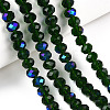 Electroplate Glass Beads Strands EGLA-A034-T2mm-L27-4