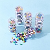 Plastic Bead Storage Containers with Lids and 30PCS Mini Storage Jars X-C020Y-7