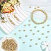 120Pcs Brass Rhinestone Beads KK-PA0001-26G-4