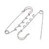 304 Stainless Steel Safety Pins Brooch Findings STAS-C181-01F-P-3