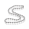 Non-Tarnish 304 Stainless Steel Beaded Necklaces NJEW-I238-05A-1