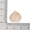 Iron Etched Metal Embellishments Pendants IFIN-Z003-01KCG-3