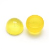 Natural Yellow Agate Cabochons G-P393-R06-4mm-2