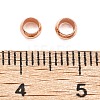 Brass Crimp Beads KK-S509-01RG-02-3