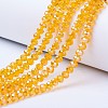 Electroplate Glass Beads Strands EGLA-A044-T2mm-B-M-2