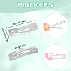 100Pcs Iron Hair Clip Findings PHAR-SC0001-002A-2