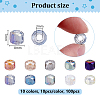100Pcs 10 Colors Electroplate Glass Beads GLAA-PH0004-53-2