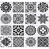 Plastic Drawing Painting Stencils Templates TOOL-WH0079-08-1